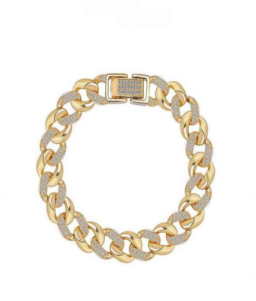 new deisgn bracelet for men copper shine zircon cuban chain bangle fashiontrendsetter hiphop rock women039s creative gift5949620, Black
new deisgn bracelet for men copper shine zircon cuban chain bangle fashiontrendsetter hiphop rock women039s creative gift5949620, Black