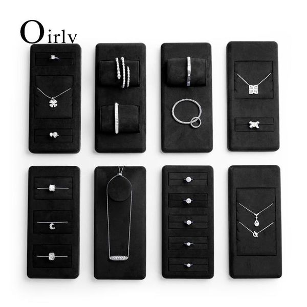 boxes oirlv black velvet jewelry display set shop counter jewelry display props for earring ring necklace bangle, Black;white
boxes oirlv black velvet jewelry display set shop counter jewelry display props for earring ring necklace bangle, Black;white