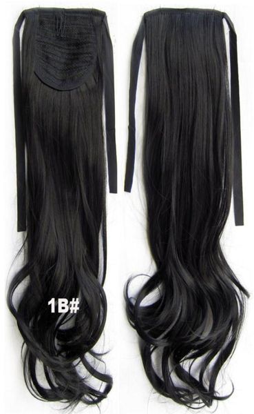 black long wavy fiber ribbon ponytail synthetic hairpieces clip in hair false ponytail hairpiece extension with hairpins5657862
black long wavy fiber ribbon ponytail synthetic hairpieces clip in hair false ponytail hairpiece extension with hairpins5657862