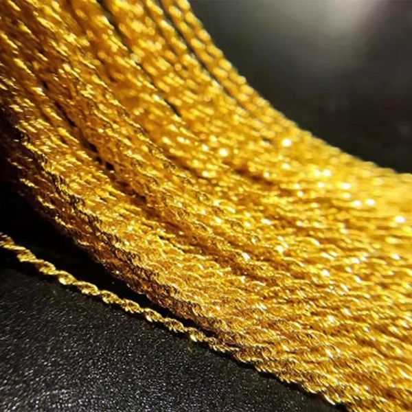 necklaces miqiao real 18k gold twisted chain necklace pure solid au750 rope chain for women fine jewelry ne002, Silver
necklaces miqiao real 18k gold twisted chain necklace pure solid au750 rope chain for women fine jewelry ne002, Silver