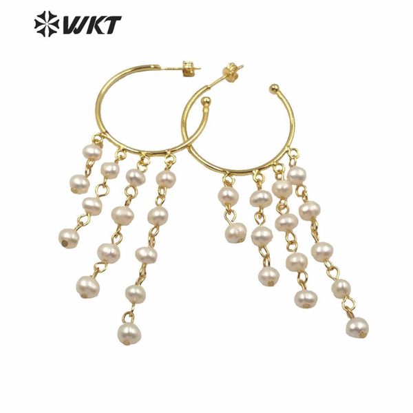 huggie wtmpe039 wkt most natural freshwater pearl beads statement earrings round hoop lady elegant pearl earrings, Golden;silver
huggie wtmpe039 wkt most natural freshwater pearl beads statement earrings round hoop lady elegant pearl earrings, Golden;silver