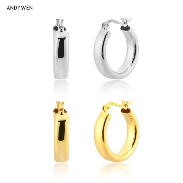 huggie andywen 925 sterling silver gold european 10mm huggies hollow clips big hoops loops circle luxury rock punk fine jewelry gift, Golden;silver
huggie andywen 925 sterling silver gold european 10mm huggies hollow clips big hoops loops circle luxury rock punk fine jewelry gift, Golden;silver