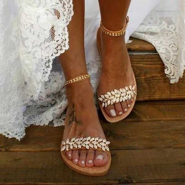 sandals summer flat women bohemian style shoes casual beach wedding rhinestone open toe 230417, Black
sandals summer flat women bohemian style shoes casual beach wedding rhinestone open toe 230417, Black