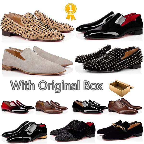 with box 2023 designer shoes sneakers mens women cut low genuine leather splike loafers vintage luxury casual bottom shoe eur 39-47, Black
with box 2023 designer shoes sneakers mens women cut low genuine leather splike loafers vintage luxury casual bottom shoe eur 39-47, Black