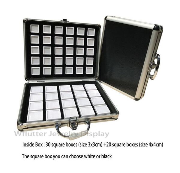 boxes aluminum travel bag gem box portable gemstone storage case jewelry tray stone holder with plastic round and square diamond boxes, Black;white
boxes aluminum travel bag gem box portable gemstone storage case jewelry tray stone holder with plastic round and square diamond boxes, Black;white