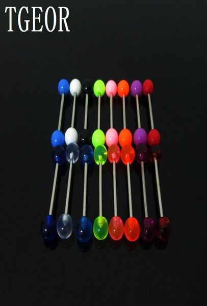 whole 100pcs 15g tongue ring mixed colors plain ball uv acrylic piercing tongue barbell 7413734, Silver
whole 100pcs 15g tongue ring mixed colors plain ball uv acrylic piercing tongue barbell 7413734, Silver