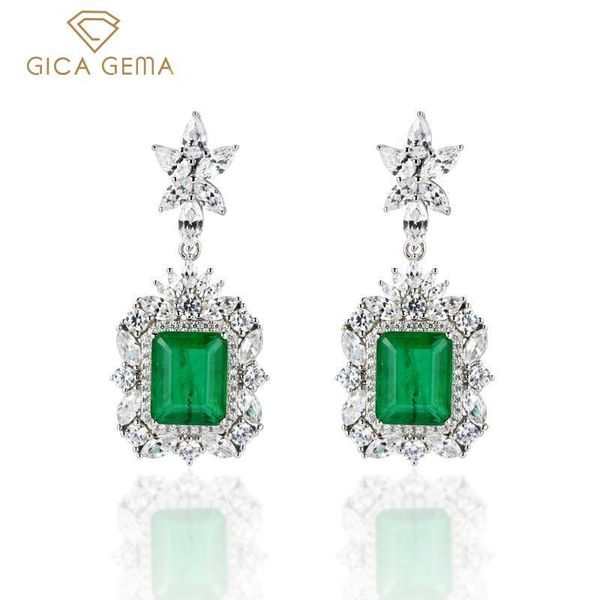knot gica gema 925 sterling silver synthetic emerald drop earrings for women sparkling high carbon diamond fine jewelry wholesale
knot gica gema 925 sterling silver synthetic emerald drop earrings for women sparkling high carbon diamond fine jewelry wholesale