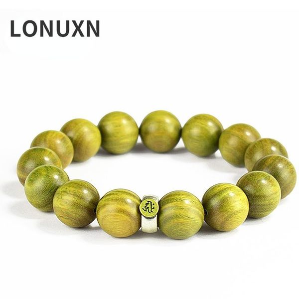 bangle 925 sterling silver guardian zodiac natal buddha lucky bracelet natural green wood bracelets sandalwood men women, Black
bangle 925 sterling silver guardian zodiac natal buddha lucky bracelet natural green wood bracelets sandalwood men women, Black