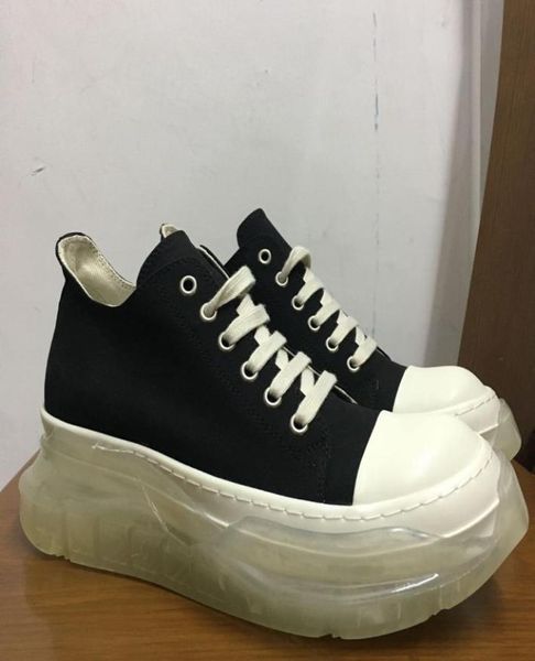 2020ss thick transparent combination bottom technology canvas lace up trainer ankle boots6189158, Black
2020ss thick transparent combination bottom technology canvas lace up trainer ankle boots6189158, Black