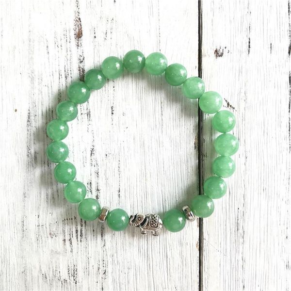 bangle 8mm natural green aventurine bracelet green beads yoga bracelets fashion wrist mala bracelet meditation jewelry, Black
bangle 8mm natural green aventurine bracelet green beads yoga bracelets fashion wrist mala bracelet meditation jewelry, Black
