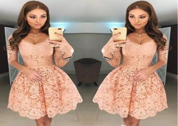2019 new sweet v neck full lace short homecoming dresses half sleeves zipper back mini short cocktail party dresses8038938, Blue;pink
2019 new sweet v neck full lace short homecoming dresses half sleeves zipper back mini short cocktail party dresses8038938, Blue;pink