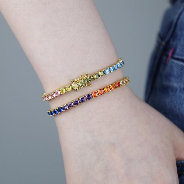 bangle 2022new arrived tennis round cubic zirconia bracelet for women girl luxury jewelry gold plated rainbow cz gorgeous trendy bangle, Black
bangle 2022new arrived tennis round cubic zirconia bracelet for women girl luxury jewelry gold plated rainbow cz gorgeous trendy bangle, Black