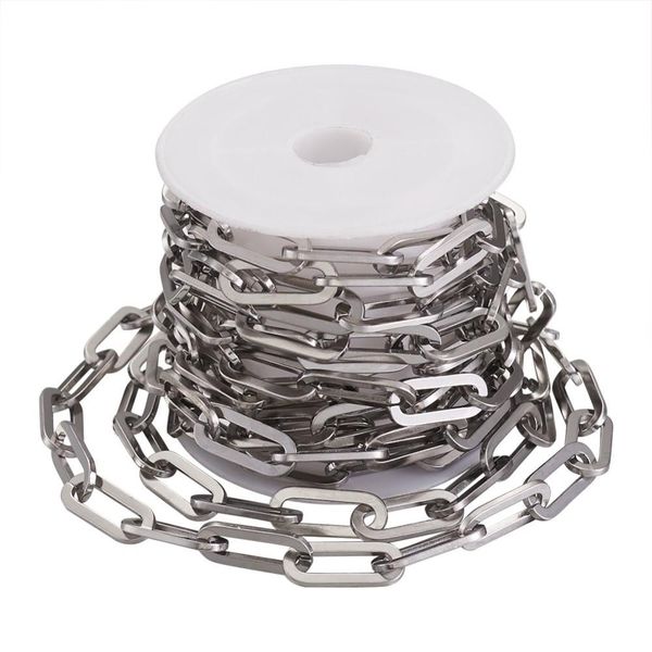 polish 1 roll 304 stainless steel big chains drawn elongated cable chains unwelded for bracelet necklace diy jewelry making accessories, Blue
polish 1 roll 304 stainless steel big chains drawn elongated cable chains unwelded for bracelet necklace diy jewelry making accessories, Blue