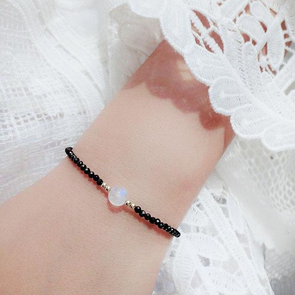 bangle liiji 925 sterling silver clasp bracelet real moonstone real black spinel bracelet women jewelry gift 7''8''
bangle liiji 925 sterling silver clasp bracelet real moonstone real black spinel bracelet women jewelry gift 7''8''