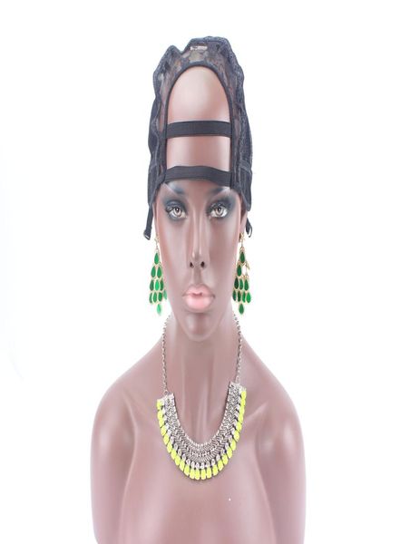 u part wig caps for making wigs stretch lace with adjustable straps back weave cap hair extensions tools1095596, Black;brown
u part wig caps for making wigs stretch lace with adjustable straps back weave cap hair extensions tools1095596, Black;brown