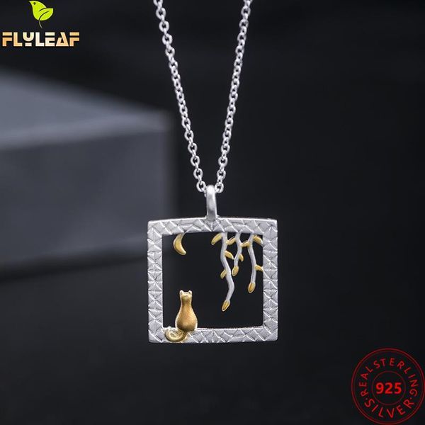 necklaces 18k gold plating moon cat pendant necklace women 925 sterling silver square box clavicle necklace vintage femme fine jewelry
necklaces 18k gold plating moon cat pendant necklace women 925 sterling silver square box clavicle necklace vintage femme fine jewelry