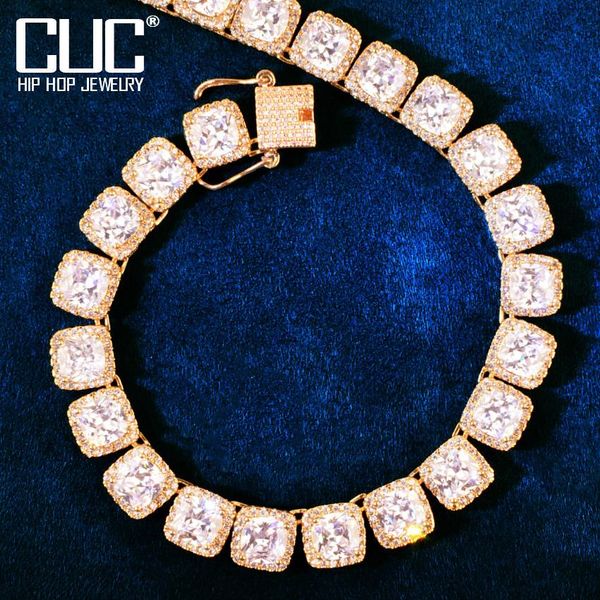 bangle 10mm square clustered chain men bracelet hip hop link finish zirconia copper gold color fashion rock jewelry, Black
bangle 10mm square clustered chain men bracelet hip hop link finish zirconia copper gold color fashion rock jewelry, Black