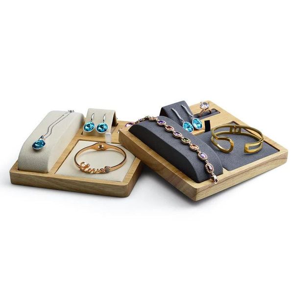 boxes light wood jewelry display stand necklace bracelet earring prop set jewelry display stand, Black;white
boxes light wood jewelry display stand necklace bracelet earring prop set jewelry display stand, Black;white