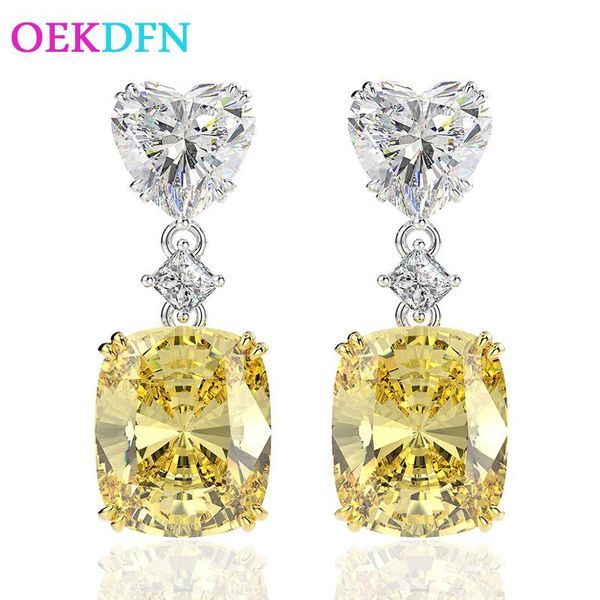 knot oekdfn luxury 100% 925 sterling silver drop earrings women heart created moissanite gemstone white gold dangle fine jewelry
knot oekdfn luxury 100% 925 sterling silver drop earrings women heart created moissanite gemstone white gold dangle fine jewelry