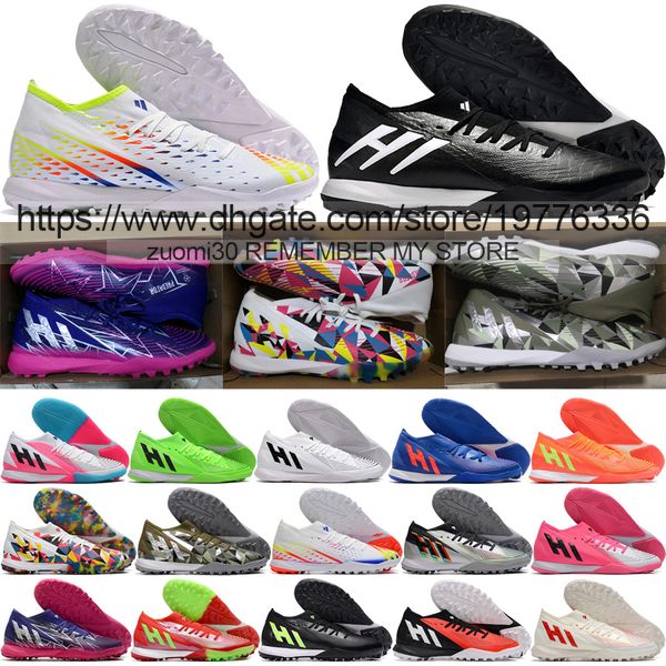 send with bag quality football boots predator edge.3 tf ic ankle socks soccer cleats mens soft leather indoor turf comfortable trainers foot, Black
send with bag quality football boots predator edge.3 tf ic ankle socks soccer cleats mens soft leather indoor turf comfortable trainers foot, Black