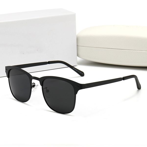 fashion designer sunglasses polarized metal glasses men's and women's luxury sunglasses uv400 lens high quality, White;black
fashion designer sunglasses polarized metal glasses men's and women's luxury sunglasses uv400 lens high quality, White;black