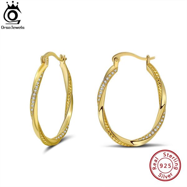 huggie orsa jewels 925 silver ear hoops buckle earings fashion hoop earrings with cubic zirconia for women girls jewelry gifts se354, Golden;silver
huggie orsa jewels 925 silver ear hoops buckle earings fashion hoop earrings with cubic zirconia for women girls jewelry gifts se354, Golden;silver