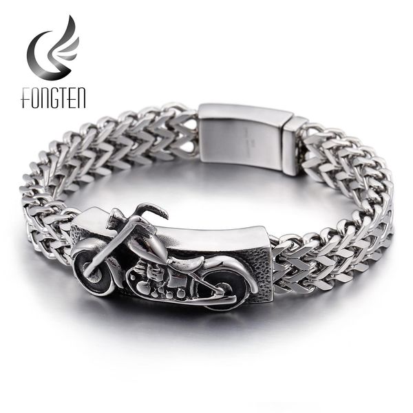 bangle fongten retro mesh bracelet men stainless steel motorcycle biker charm man bracelets fashion jewelry, Black
bangle fongten retro mesh bracelet men stainless steel motorcycle biker charm man bracelets fashion jewelry, Black