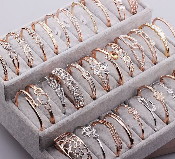10pcs lot mix style gold plated crystal rhinestone bracelets bangle for women diy fashion jewelry cr016, Black
10pcs lot mix style gold plated crystal rhinestone bracelets bangle for women diy fashion jewelry cr016, Black
