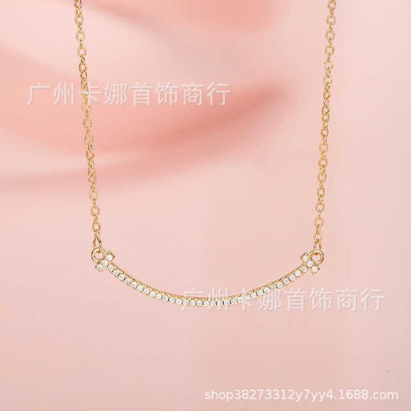 internet celebrity tiffay smiley face necklace classic full diamond collarbone chain inset style jewelry, Golden;silver
internet celebrity tiffay smiley face necklace classic full diamond collarbone chain inset style jewelry, Golden;silver