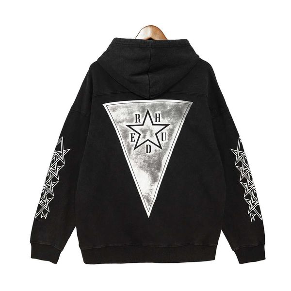 2023 men's hoodie long sleeve rhude high-quality tess designer casual fashion heavyweight washing water used eagle 3d print loose overs, Black
2023 men's hoodie long sleeve rhude high-quality tess designer casual fashion heavyweight washing water used eagle 3d print loose overs, Black