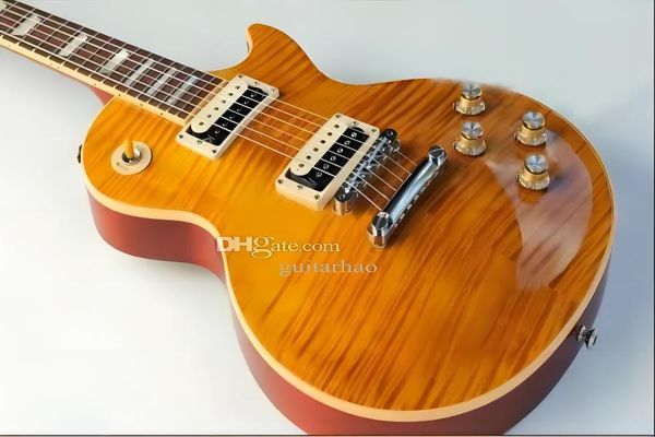 new chinese guitar slash appetite natural yellow lp electric guitar 55369