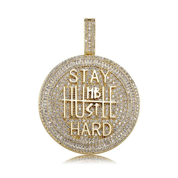necklaces 2021 new round pendant with "stay humble hustle hard" letter iced out cubic zirconia hip hop jewelry for men women acces, Silver
necklaces 2021 new round pendant with "stay humble hustle hard" letter iced out cubic zirconia hip hop jewelry for men women acces, Silver
