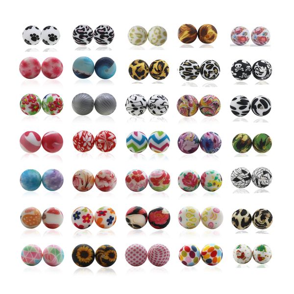 crystal 100pcs new leopard print yellow daisy 15mm silicone beads diy baby teether bpa food grade diy chew necklace jewelry making
crystal 100pcs new leopard print yellow daisy 15mm silicone beads diy baby teether bpa food grade diy chew necklace jewelry making