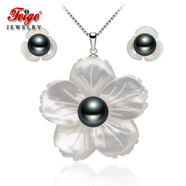 necklace shell carved flowers freshwater pearl jewelry set for wome gift 925 sterling silver party jewelry black pearl earring set feige
necklace shell carved flowers freshwater pearl jewelry set for wome gift 925 sterling silver party jewelry black pearl earring set feige