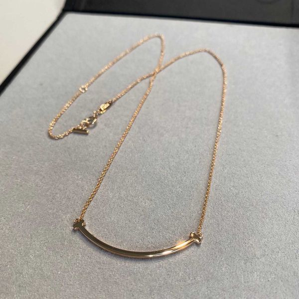 v gold medium smile necklace cnc small face 18k rose tiffayffay collar chain wv0p, Black
v gold medium smile necklace cnc small face 18k rose tiffayffay collar chain wv0p, Black