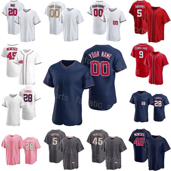 team baseball 45 joey meneses jersey 28 lane thomas 22 dominic smith 20 keibert ruiz 5 cj abrams 9 jeimer candelario 37 stephen strasburg fl, Blue;black
team baseball 45 joey meneses jersey 28 lane thomas 22 dominic smith 20 keibert ruiz 5 cj abrams 9 jeimer candelario 37 stephen strasburg fl, Blue;black