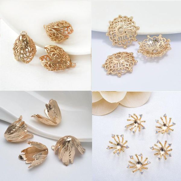 other 20pcs copper material plated gold flower torus korean temperament jewelry material hollow receptacle earrings accessories
other 20pcs copper material plated gold flower torus korean temperament jewelry material hollow receptacle earrings accessories