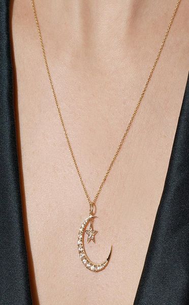 100 925 sterling silver christmas gift cz paved cute lovely moon star charm delicate silver necklace5448605, Black
100 925 sterling silver christmas gift cz paved cute lovely moon star charm delicate silver necklace5448605, Black