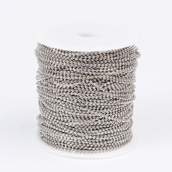 polish 100m/roll 2mm bead soldered iron ball bead chains for jewelry making diy bracelet necklace diy accessories bead 2mm in diameter, Blue
polish 100m/roll 2mm bead soldered iron ball bead chains for jewelry making diy bracelet necklace diy accessories bead 2mm in diameter, Blue