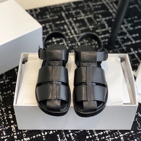 designer the row sandals french lady leather toe clip square kitten heel luxury casual comfortable outdoor party slippers osee, Black
designer the row sandals french lady leather toe clip square kitten heel luxury casual comfortable outdoor party slippers osee, Black