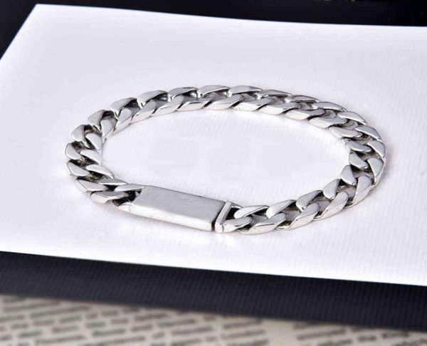 925 sterling silver bracelet men and women hip hop trend luxury retro fashion charm exquisite original highquality jewelry8658977, Black
925 sterling silver bracelet men and women hip hop trend luxury retro fashion charm exquisite original highquality jewelry8658977, Black