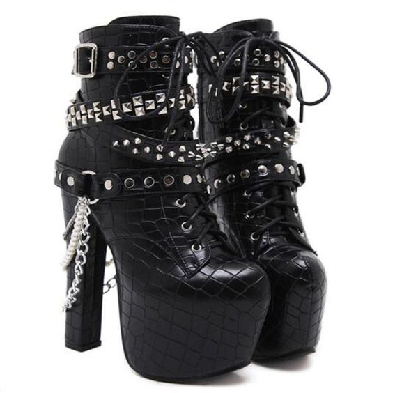 zip metal chains rivet motorcycle boots women shoes super high heels platform ankle boots punk rock gothic biker yma7042556466, Black
zip metal chains rivet motorcycle boots women shoes super high heels platform ankle boots punk rock gothic biker yma7042556466, Black