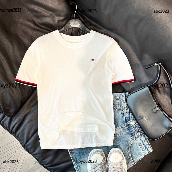 women's t-shirt round neck tees fashion contrast ribbon decoration short sleeves summer #multiple product, White
women's t-shirt round neck tees fashion contrast ribbon decoration short sleeves summer #multiple product, White
