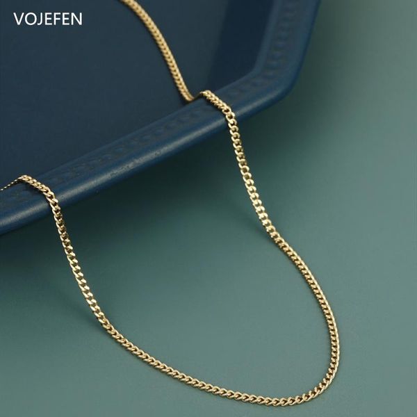 necklaces vojefen 18k gold necklace jewellery real gold link flat jewelry trend luxury cuban neck chains for male female fashion choker, Silver
necklaces vojefen 18k gold necklace jewellery real gold link flat jewelry trend luxury cuban neck chains for male female fashion choker, Silver