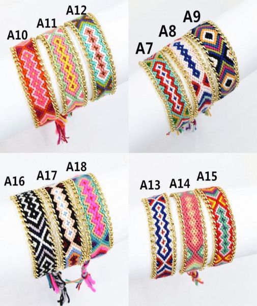 12 colors mixed vintage style cotton knitted friendship bracelets bohemian style geneva gold chain bracelet friendship brac1759151, Golden;silver
12 colors mixed vintage style cotton knitted friendship bracelets bohemian style geneva gold chain bracelet friendship brac1759151, Golden;silver