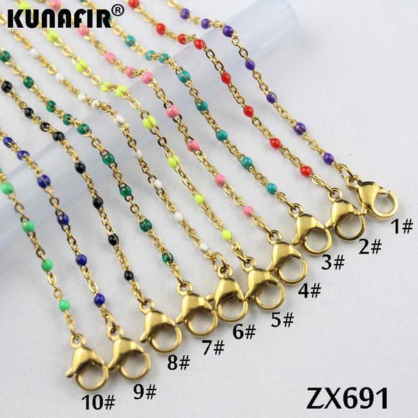necklaces 10pcs20pcs golden color 1.5mm cross chain with colors resin stainless steel necklace women fashion jewelry zx691dg, Silver
necklaces 10pcs20pcs golden color 1.5mm cross chain with colors resin stainless steel necklace women fashion jewelry zx691dg, Silver