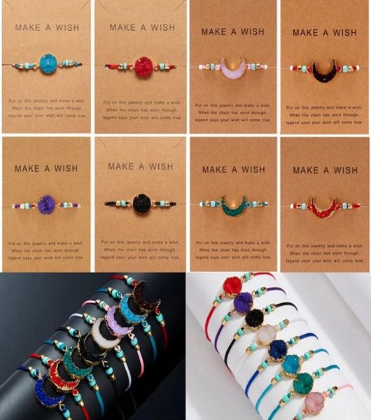 adjustable crescent natural stone charm bracelets for women resin moon make a wish card bracelet simple design fashion jewelry gif2061422, Golden;silver
adjustable crescent natural stone charm bracelets for women resin moon make a wish card bracelet simple design fashion jewelry gif2061422, Golden;silver