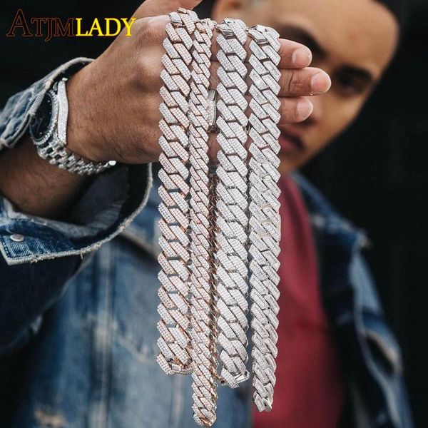 necklaces new 19mm baguette cz miami cuban chain heavy necklace two tone color iced out bling cubic zirconia necklaces men hip hop jewelry, Silver
necklaces new 19mm baguette cz miami cuban chain heavy necklace two tone color iced out bling cubic zirconia necklaces men hip hop jewelry, Silver
