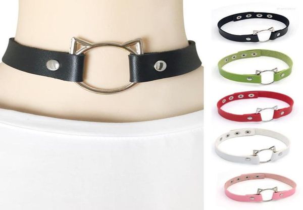 belts 1pc gothic necklace for women choker love heart leather round collar punk pink red black white party jewelrybelts belts8586656, Black;brown 
belts 1pc gothic necklace for women choker love heart leather round collar punk pink red black white party jewelrybelts belts8586656, Black;brown