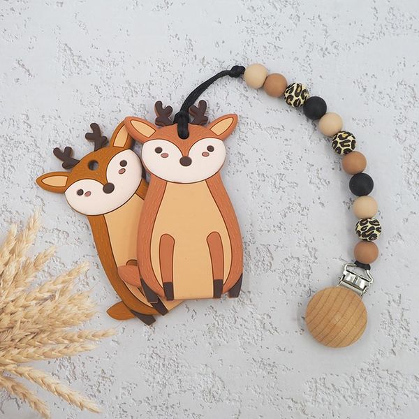 crystal chenkai 10pcs silicone deer cat fox teether diy baby chewing pendant nursing sensory teething pacifier dummy jewelry animal toy
crystal chenkai 10pcs silicone deer cat fox teether diy baby chewing pendant nursing sensory teething pacifier dummy jewelry animal toy
